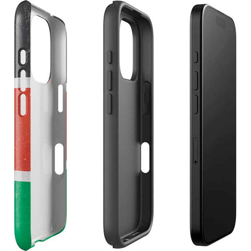 Kenya Flag Distressed iPhone 16 Pro Max Impact Case